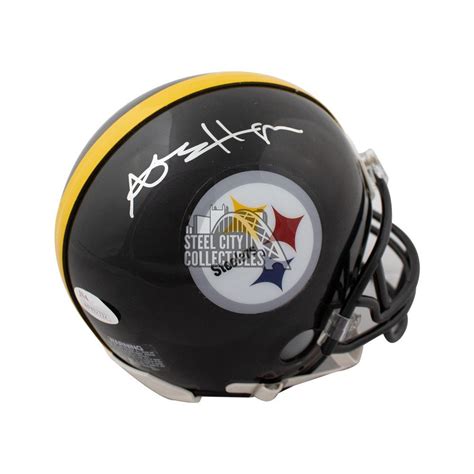 Antonio Brown Autographed Pittsburgh Steelers Mini Football Helmet ...