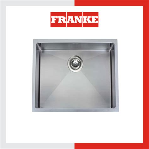 Franke Planar Undermount Single Bowl Stainless Steel Sink Pzx 110 45 Shopee Singapore