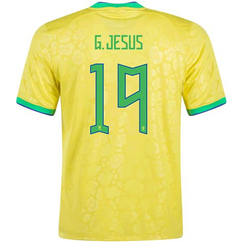 Brazil G Jesus Home Jersey Goaljerseys