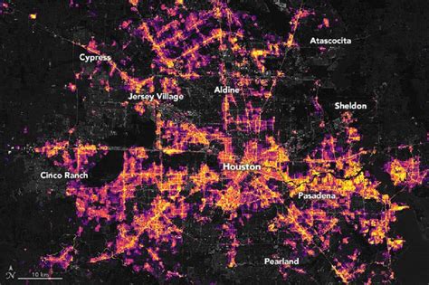 Texas Deep Freeze Satellite Images How The State Plunged Into Darkness