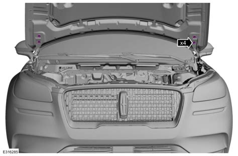 Ford Escape General Procedures Hood Alignment Body Closures