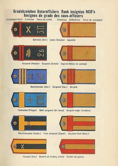 Uniformes Et Insignes Militaires Military Uniforms And Insignia