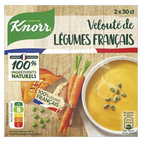 Livraison Domicile Knorr Soupe Velout De L Gumes Fran Ais X Cl