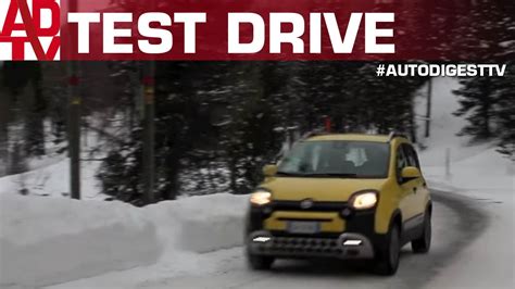 Test Drive On Snow With The Fiat Panda Cross 09 Twinair Turbo 90cv