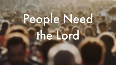 People Need The Lord A Short Film Youtube