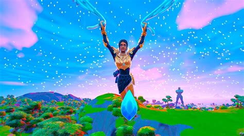 RAMASSER DES FRAGMENTS DE GEMMES HAUT DANS LES AIRS Sur FORTNITE