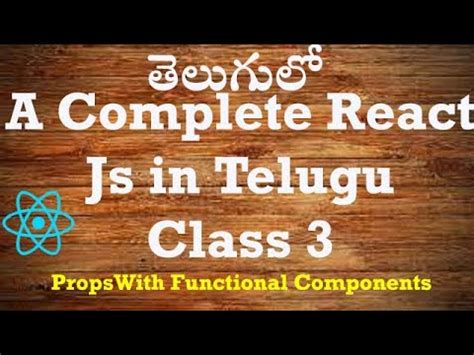 React Js In Telugu What Is React Js React Js Tutorial For Beginners