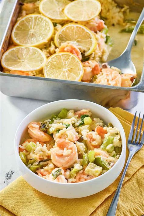 Shrimp Casserole with rice and cheese is great for a weeknight meal. Get the quick and easy ...