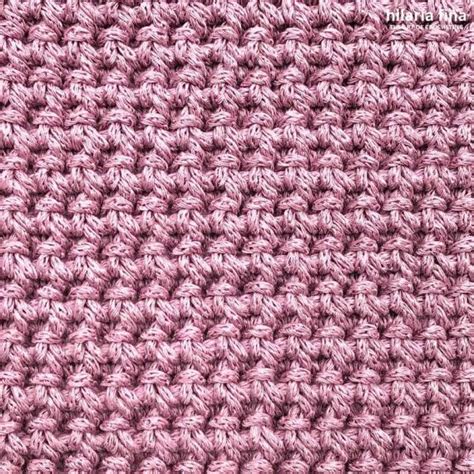 Thermal Single Crochet Stitch Learn Hilaria Fina