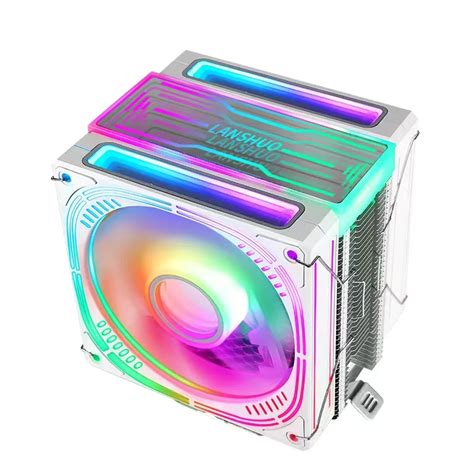 Hongyi Intel Amd 4 Heat Pipe 120mm Tdp 160w Rgb Gaming Pc Cpu Cooler Cooling 3pin 4pin Pwm Fan