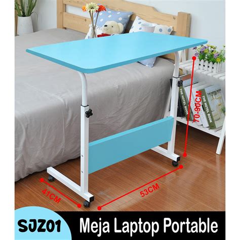 Jual Meja Laptop Lipat Adjustable Portable Rotate Laptop Desk Meja