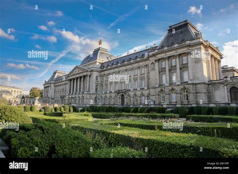 Royal Palace Of Brussels Exterior Stock Photo Alamy