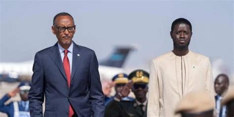 S N Gal Paul Kagame Change Avec Bassirou Diomaye Faye Dakar