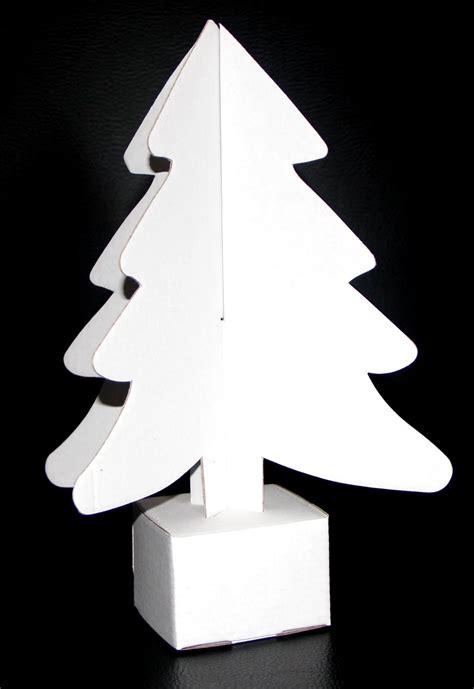 Bricolage No L Sapin En Carton Blanc D Corer Magommette