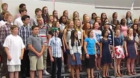 Scott Highlands Middle School Eighth-Grade Choir: May 28, 2015 - YouTube