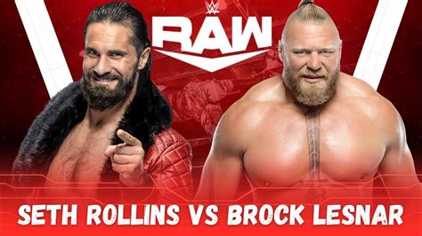 WWE 2K22 SETH ROLLINS VS BROCK LESNAR PS5 GAMEPLAY YouTube