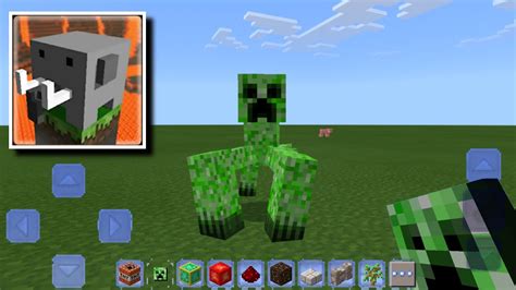 How To Spawn Mutant Creeper In Craftsman Building Craft Youtube