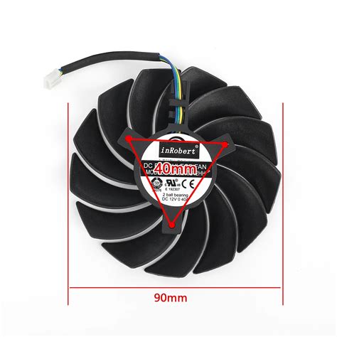 Diy Fan Pld09210b12hh 90mm Graphics Card Fan Replacement For Msi Rtx 3070 3080 3090 Suprim X