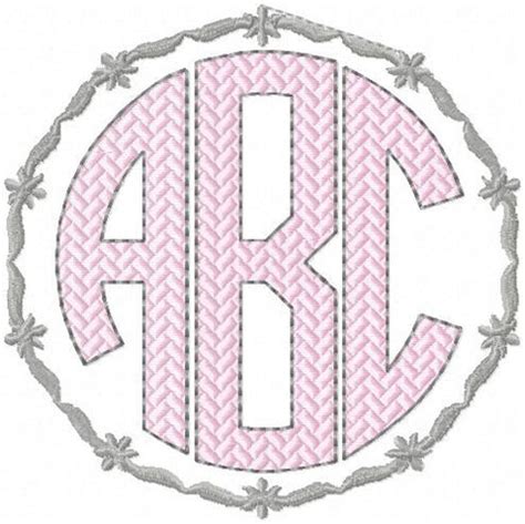 Circle Monogram Frame - border – Bling Sass & Sparkle