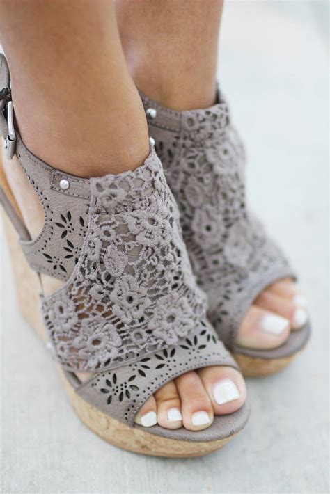 Candace Taupe Wedges | Fashion Wedges | Stylish Wdges – Saved by the Dress