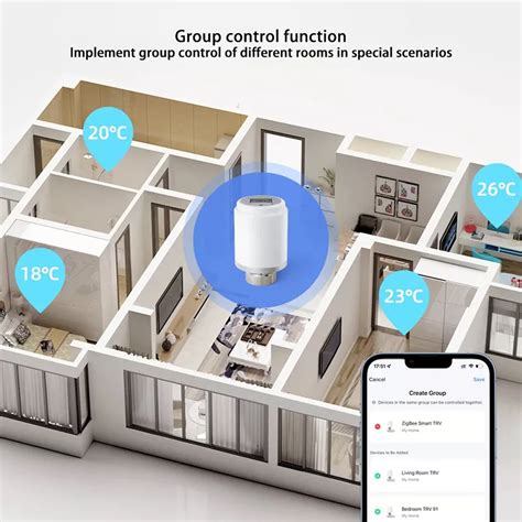 Tuya Smart Wifi Zigbee Thermostatic Radiator Valve Voice Control Mobile