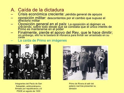 La Dictadura De Primo De Rivera