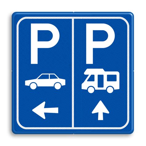 Parkeerbord Route Auto S En Campers Nodig Informatiebord Nl