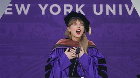 Taylor Swift Gives Commencement Speech At Nyu Shares Advice On Not