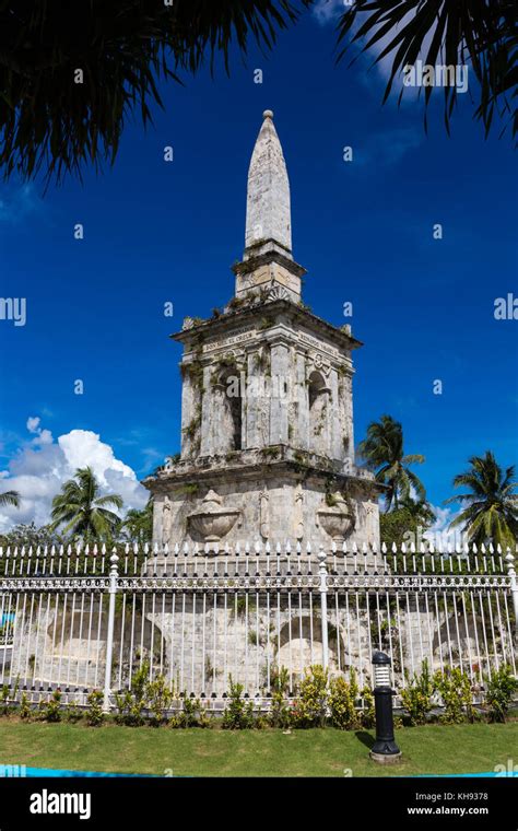 Asia, Philippines, Cebu, Mactan, Mactan Shrine, dedicated to Lapu Lapu, the local chieftain, who ...