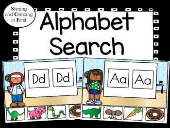 Alphabet Search Beginning Sounds BOOM Cards TPT