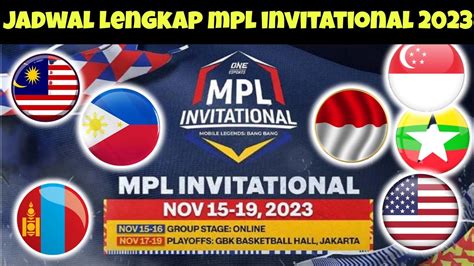 CHINA MASUK JADWAL LENGKAP MPL INVITATIONAL 2023 HADIAHNYA 100 000