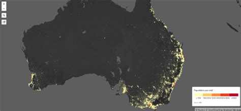 Maps Mania: The Australian Population Map