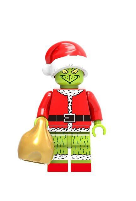 Christmas Santa Grinch Lego Superheroes Minifigure Block Toys