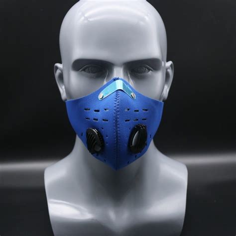 Cotton Sport Anti Pollution Air Mask Double Breathing Valve Face Mask