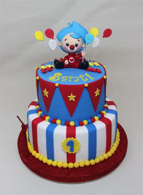 Payaso Plim Plim Cake Birthdays Cakes Pinterest Cumple Circo Y