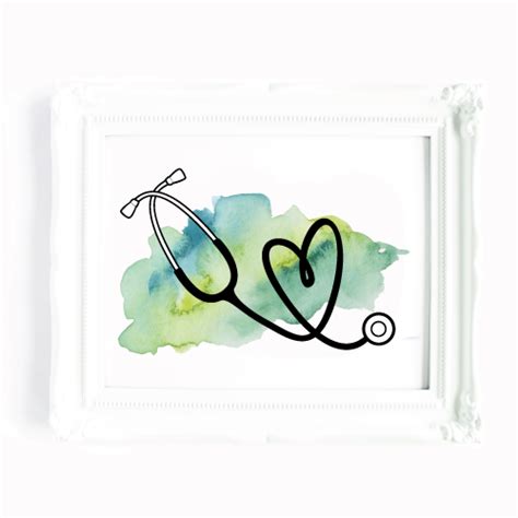 Stethoscope Heart - Amanda Arneill | Hand Lettering