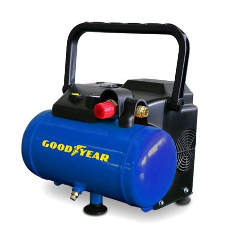 Compressore D Aria Senza Olio 8 Bar 6L 1 5 HP 1200W Portatile GOODYEAR