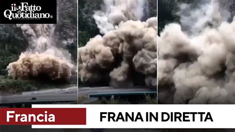 La Frana Investe I Binari La Scena Ripresa In Diretta Sospesa La