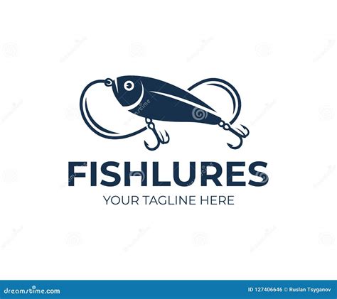 Fishing Logo Angling Fish Lure Hook Fresh Water Hunting Bass Bait