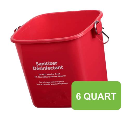 Noble Products Qt Red Sanitizing Pail Pail