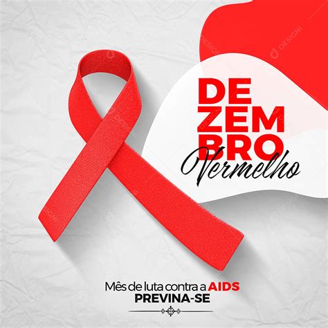 Dia Mundial Da Luta Contra Aids Dezembro Vermelho Social Media Psd