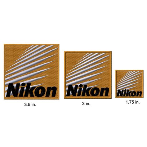 ☎nikon Logo Sew On Decorative Embroidered Fabric Patch For Sewing On