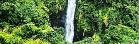 Faarumai Waterfall Tahiti Yachtcharterfleet