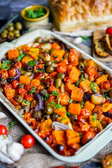 Olive Bruschetta Sheet Pan Recipe The Edgy Veg