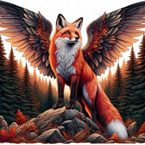 Fox with Wings by Ruchiyoto on DeviantArt