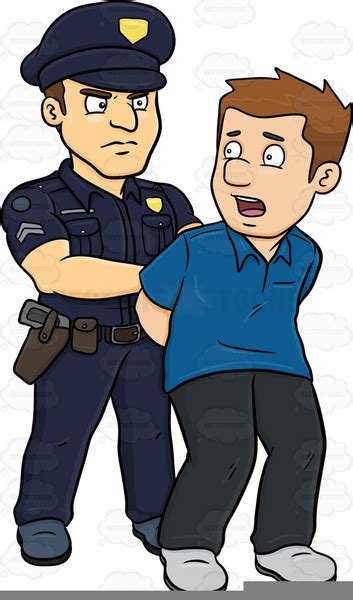 Cop Arresting Man Clipart Free Images At Vector Clip Art