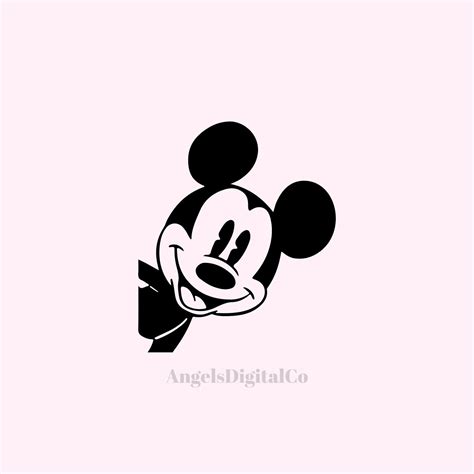 Mickey Mouse Svg Mouse Head Svg Disneyland Svg Cut File - Etsy