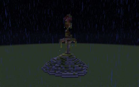 a sword in stone with some new blocks : r/Minecraft