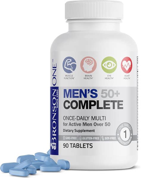 Amazon Bronson One Daily Multivitam Nico Completo Para Hombre