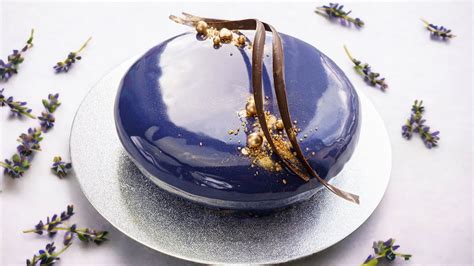 Mirror Glazed Blueberry Mango Mousse Cake Recipe Shiny Mirror Glaze Cake Youtube